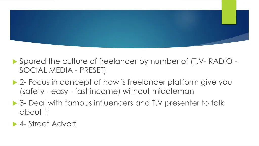 spared the culture of freelancer by number