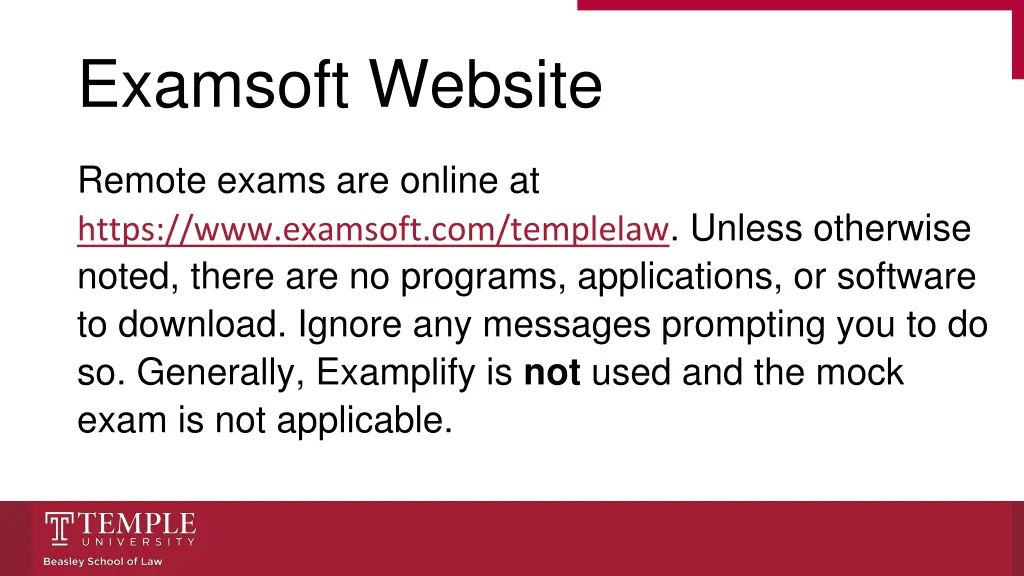 examsoft website