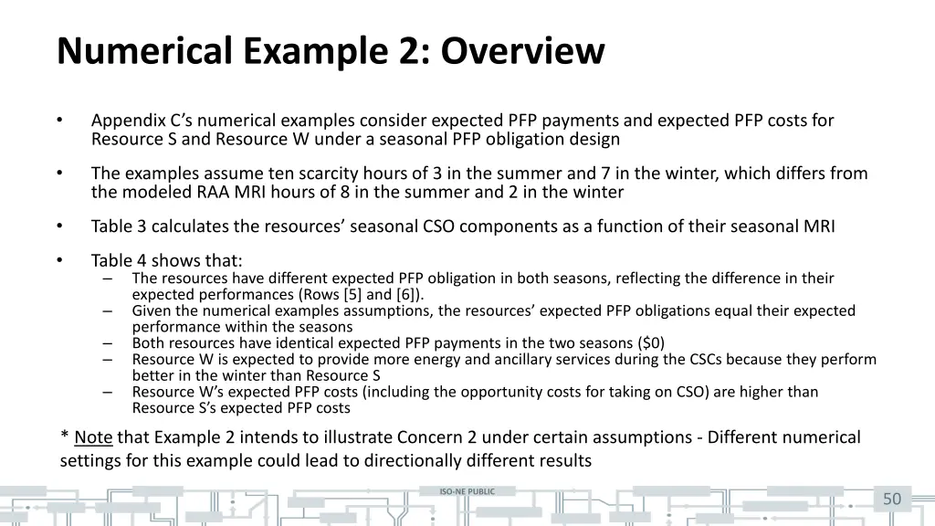 numerical example 2 overview