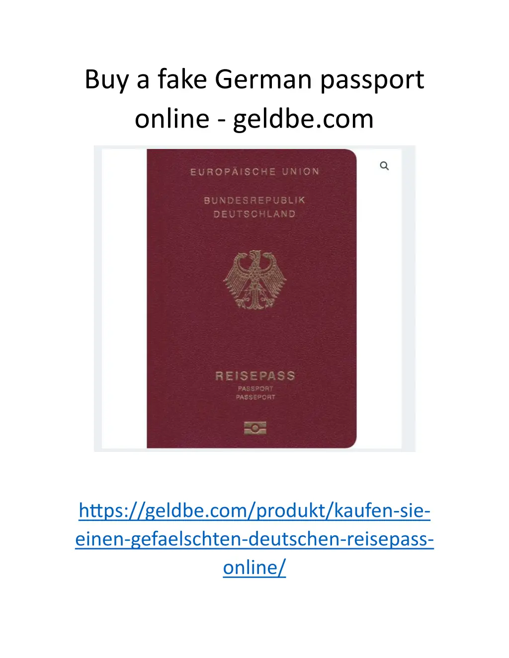 buy a fake german passport online geldbe com