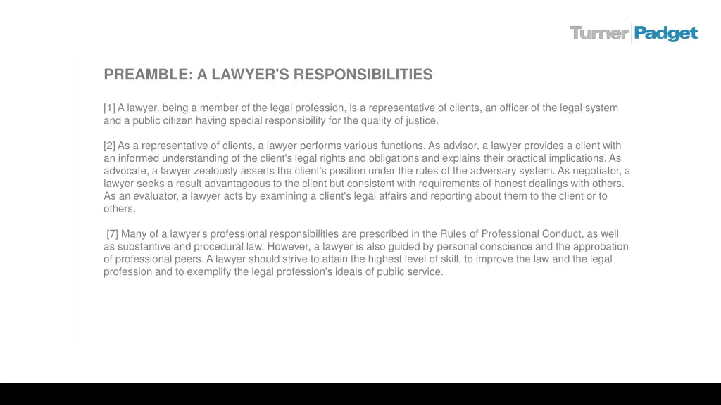 preamble a lawyer s responsibilities