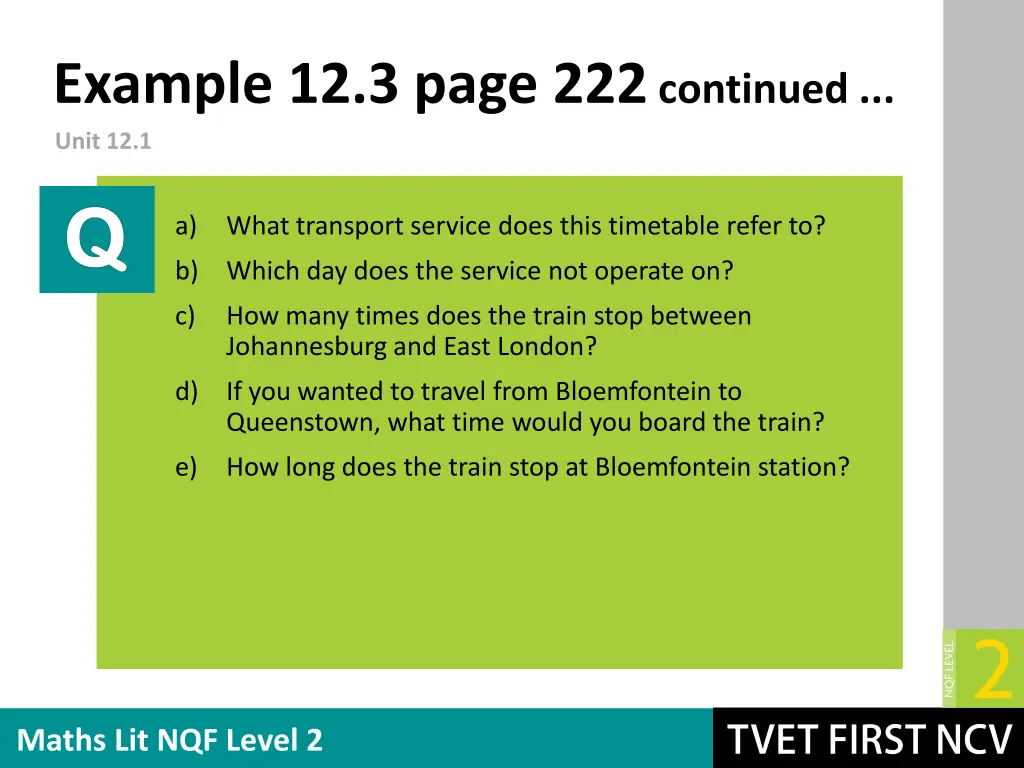 example 12 3 page 222 continued unit 12 1 1