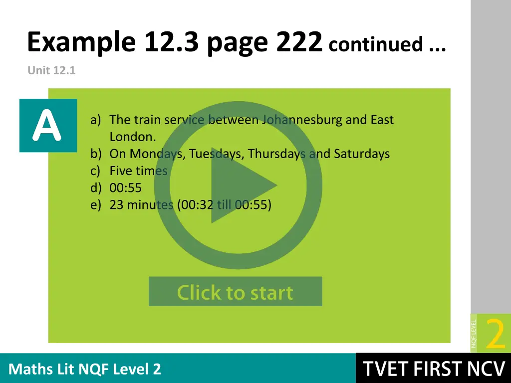 example 12 3 page 222 continued unit 12 1 2