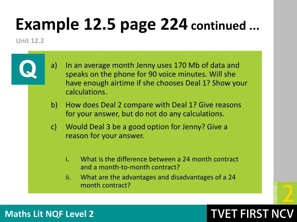 example 12 5 page 224 continued unit 12 2