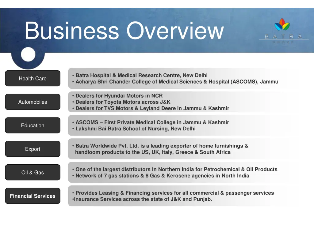 business overview