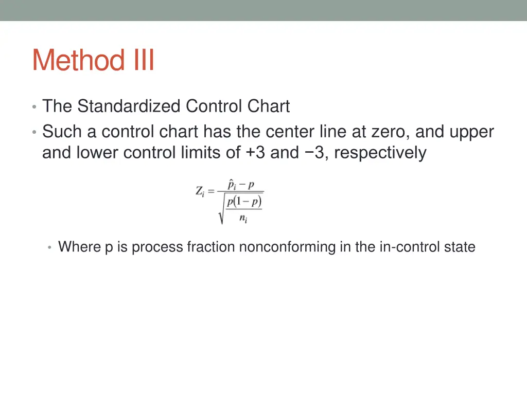 method iii