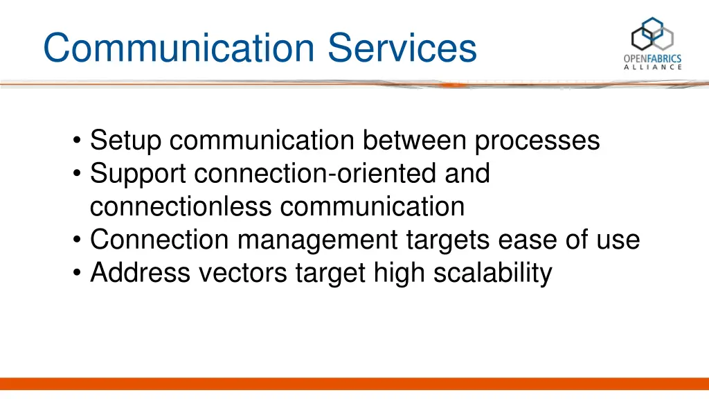 communication services