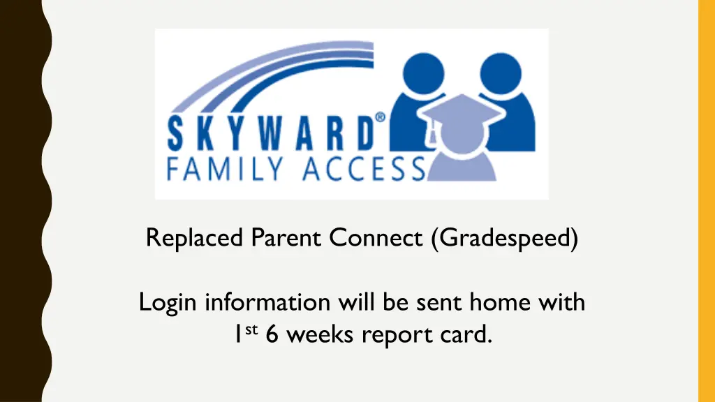 replaced parent connect gradespeed