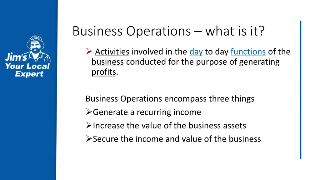 business operations what is it