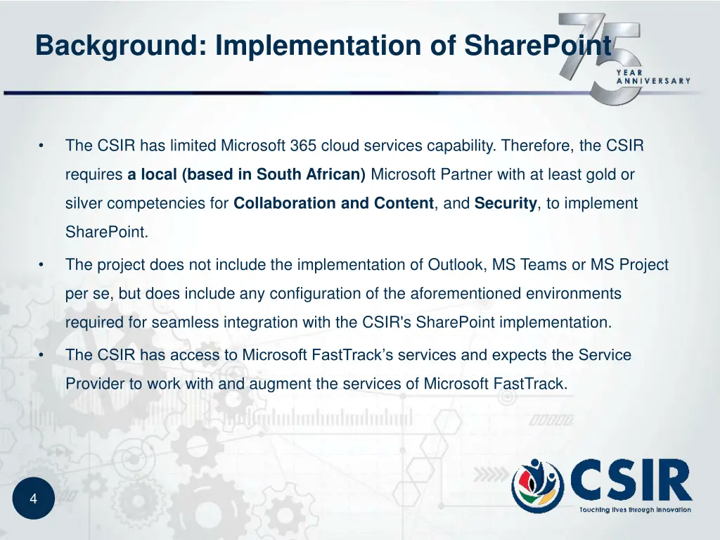 background implementation of sharepoint 1