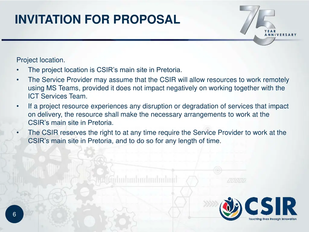 invitation for proposal 1