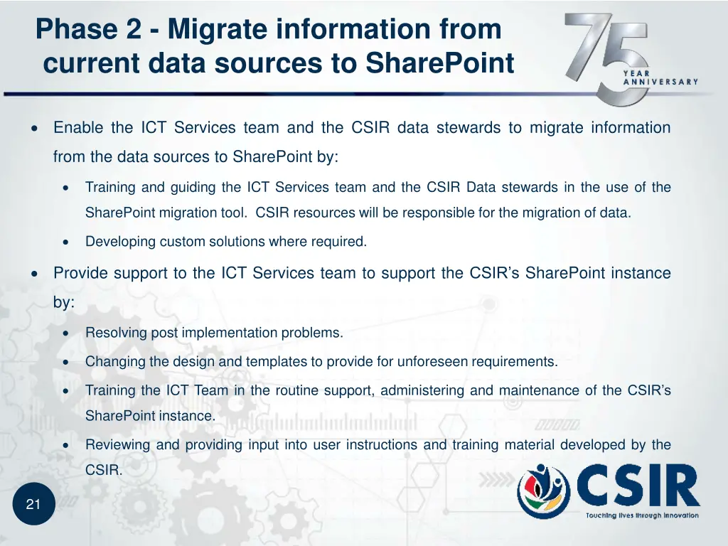 phase 2 migrate information from current data 2