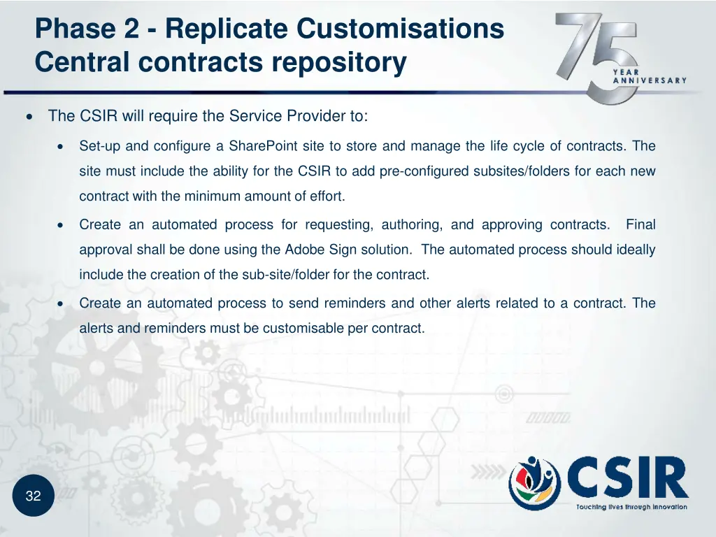 phase 2 replicate customisations central 1