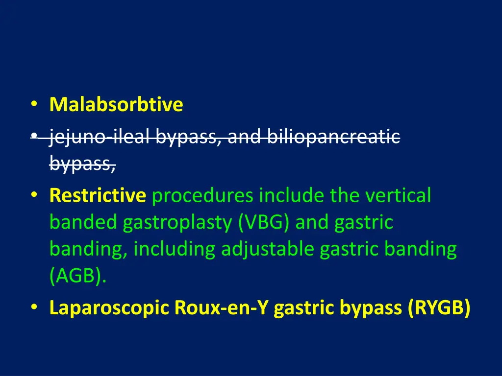 malabsorbtive jejuno ileal bypass