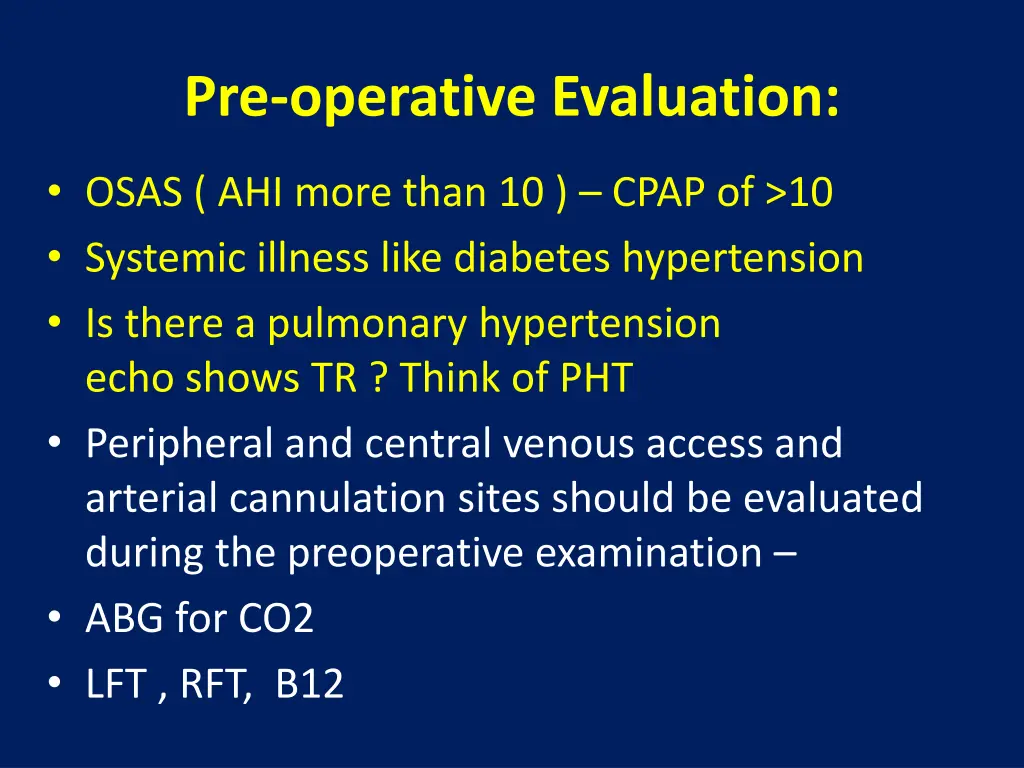 pre operative evaluation 1