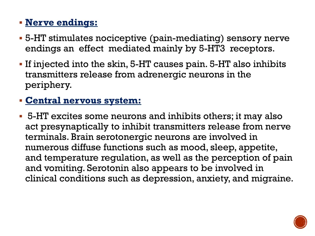 nerve endings