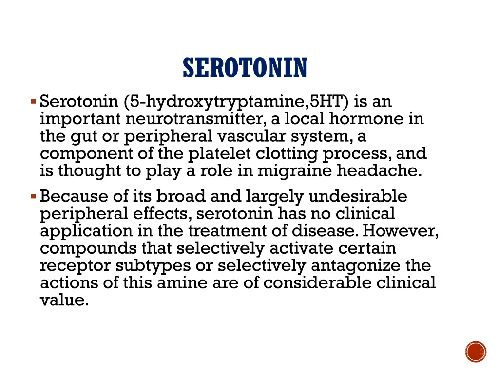 serotonin