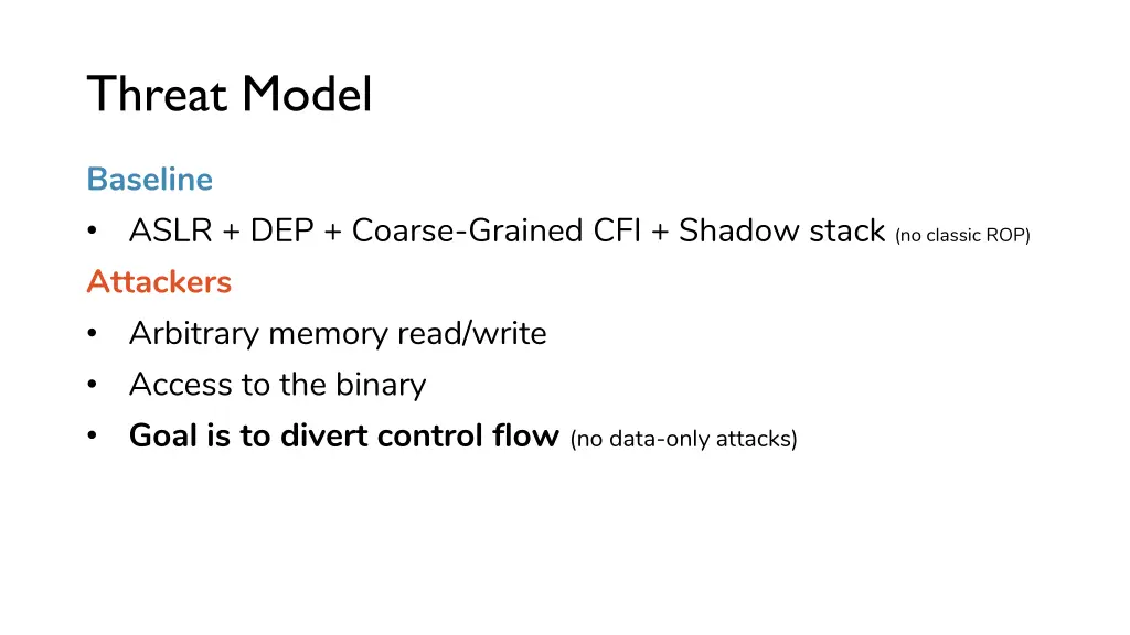 threat model