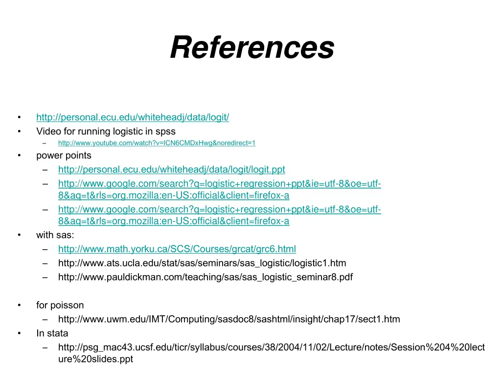 references