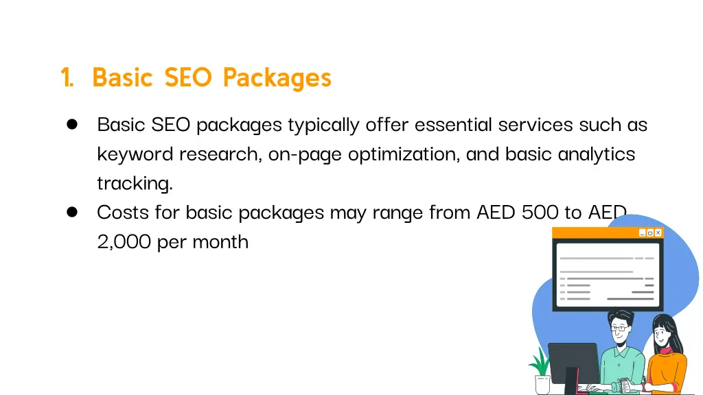 1 basic seo packages