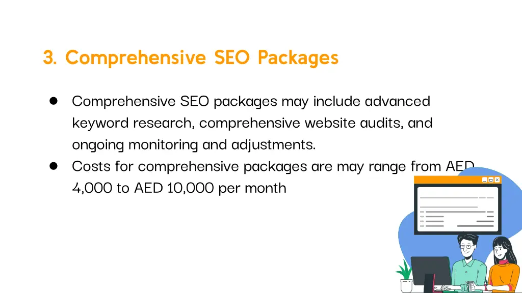 3 comprehensive seo packages