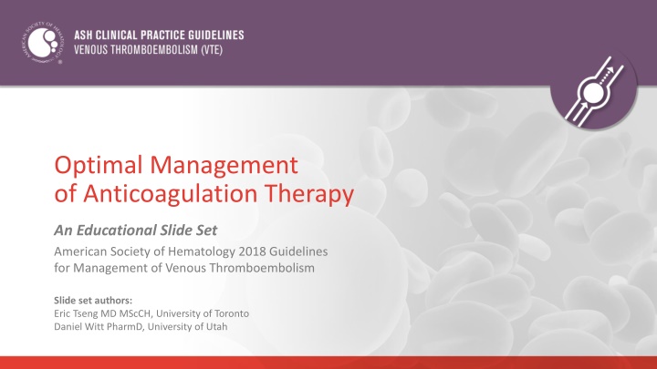 optimal management of anticoagulation therapy