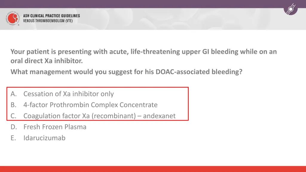 your patient is presenting with acute life