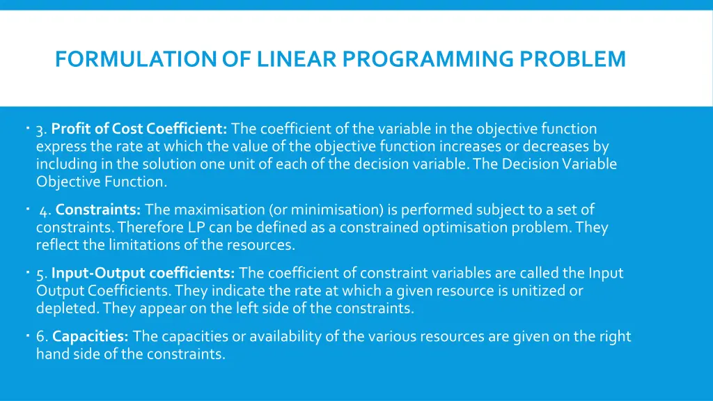 formulation of linear programming problem 3