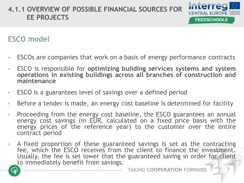 4 1 1 overview of possible financial sources 2