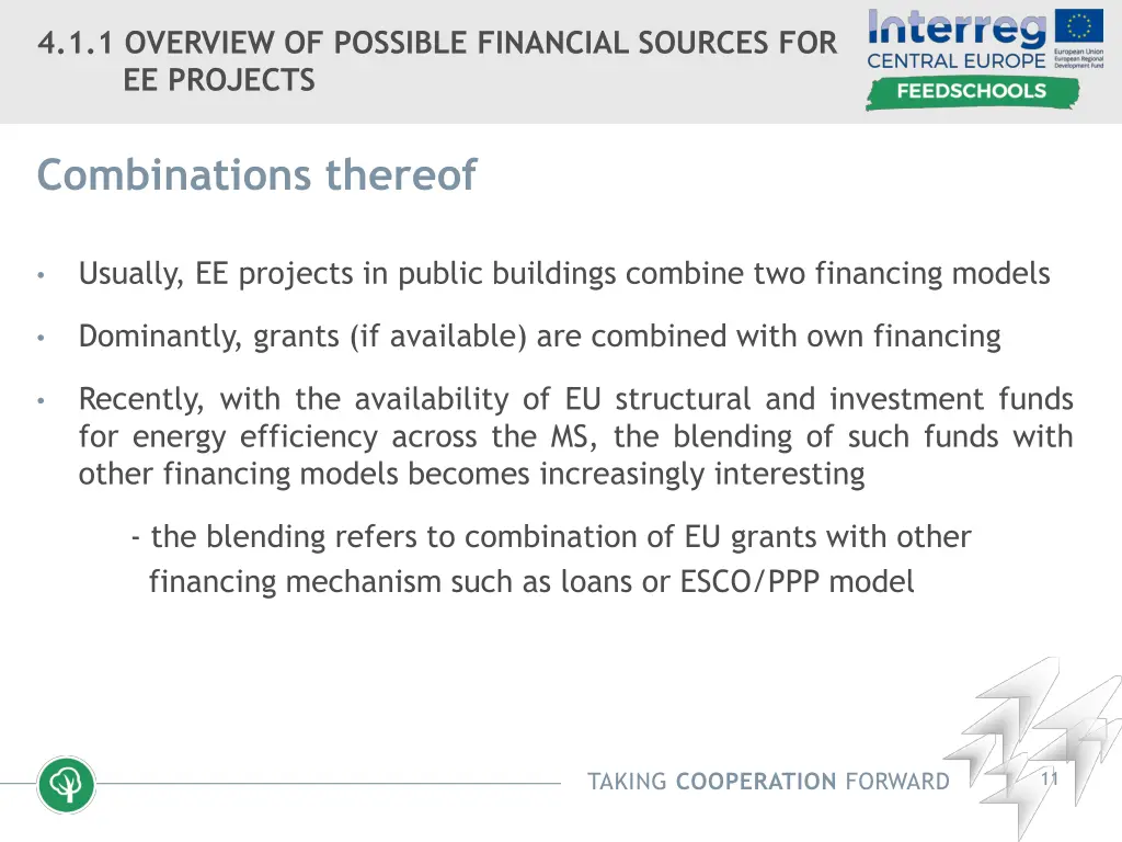 4 1 1 overview of possible financial sources 6