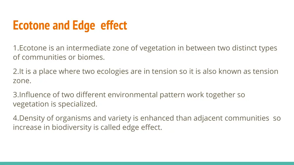 ecotone and edge effect