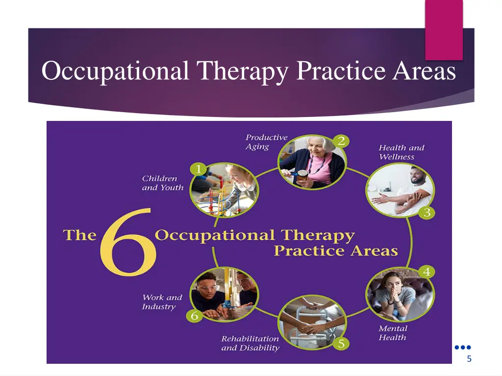 occupational therapy practice areas