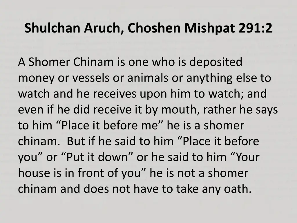 shulchan aruch choshen mishpat 291 2