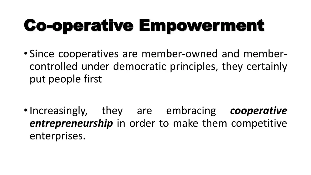 co co operative empowerment operative empowerment 1