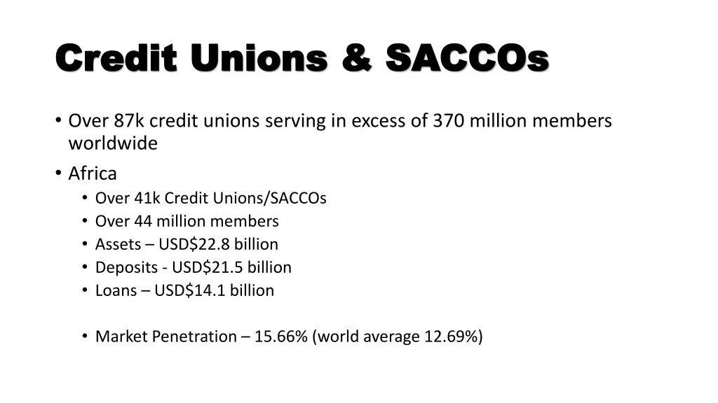 credit unions saccos credit unions saccos