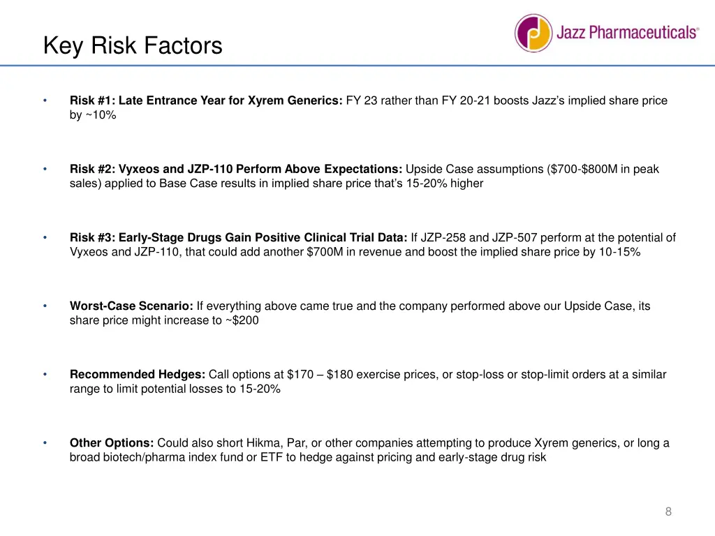 key risk factors