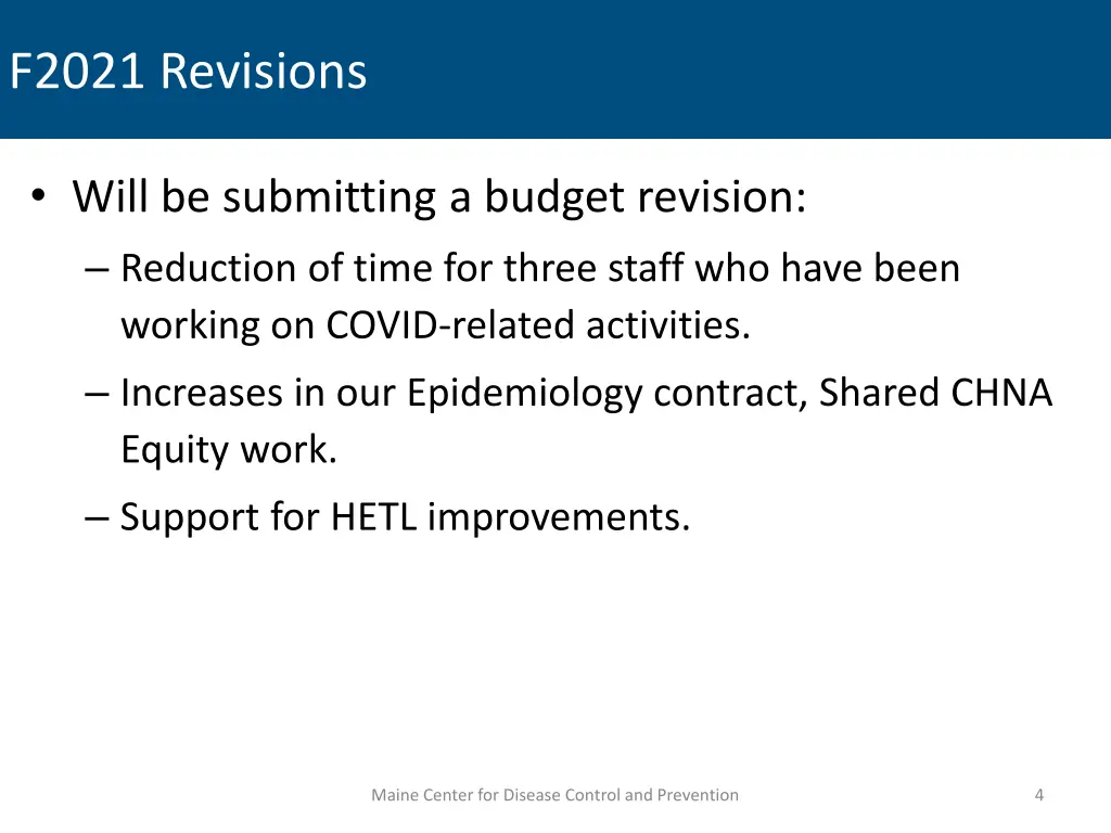 f2021 revisions