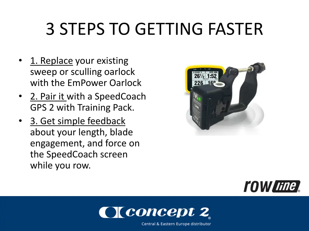 3 steps to getting faster