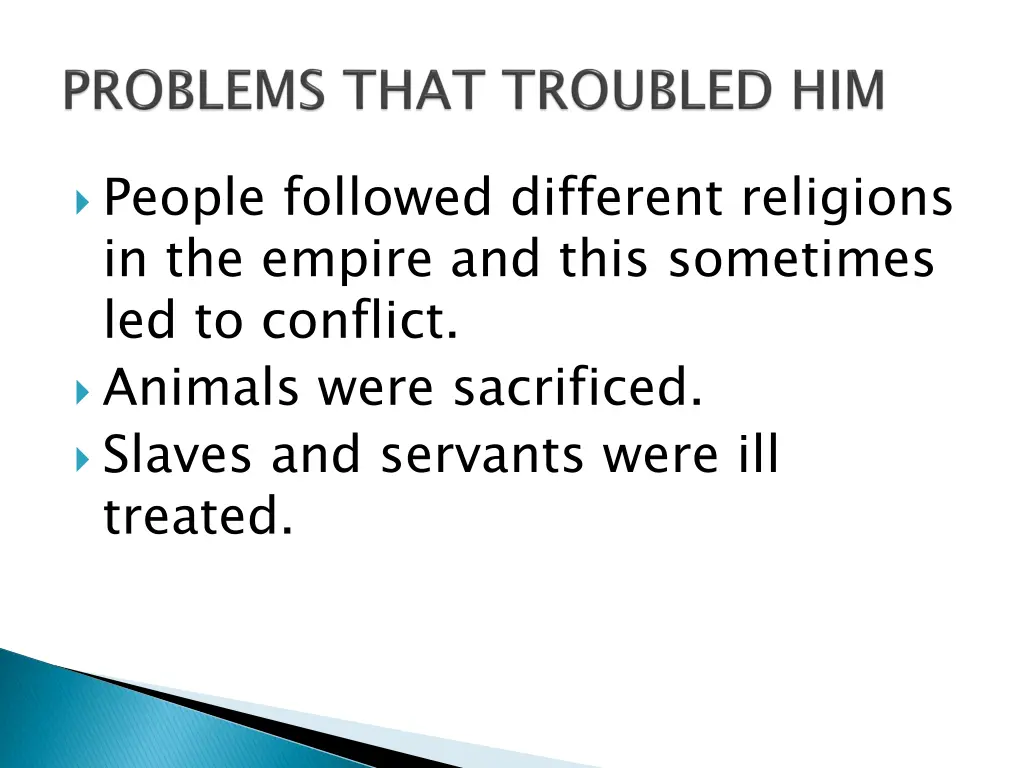 people followed different religions in the empire