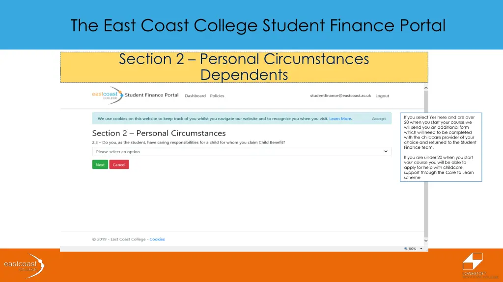 the east coast college student finance portal 10