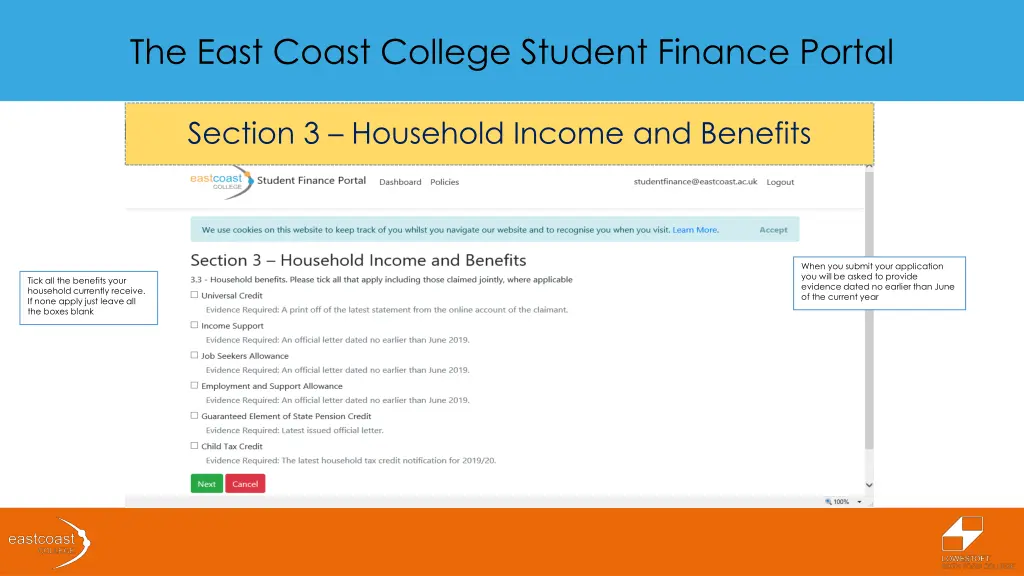 the east coast college student finance portal 15