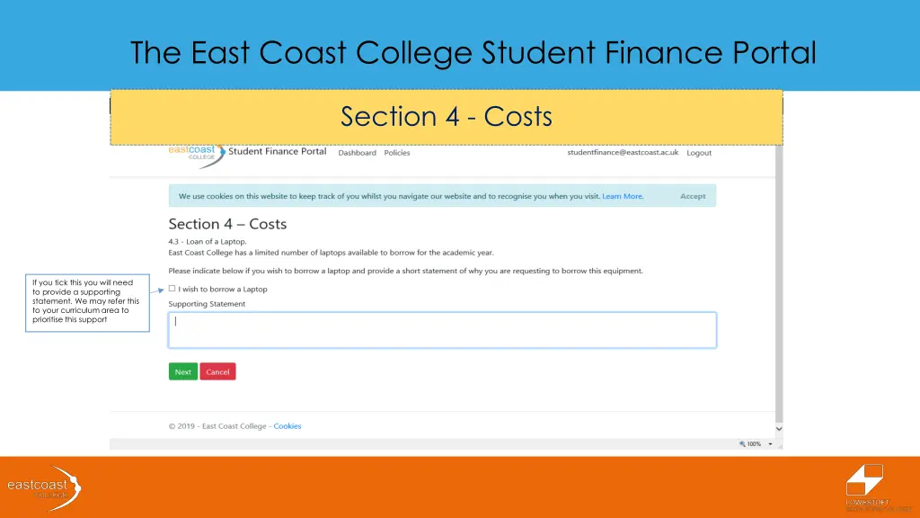 the east coast college student finance portal 18