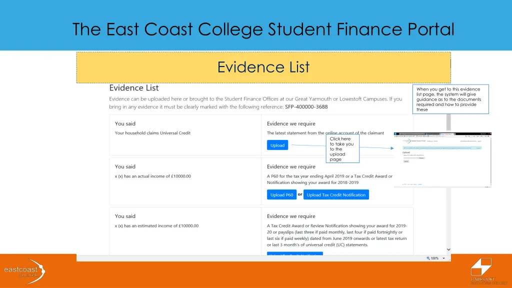 the east coast college student finance portal 22