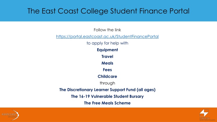 the east coast college student finance portal