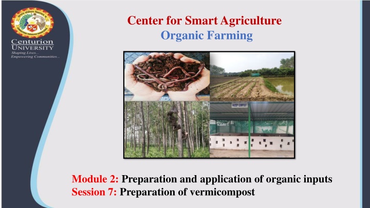 center for smart agriculture organic farming