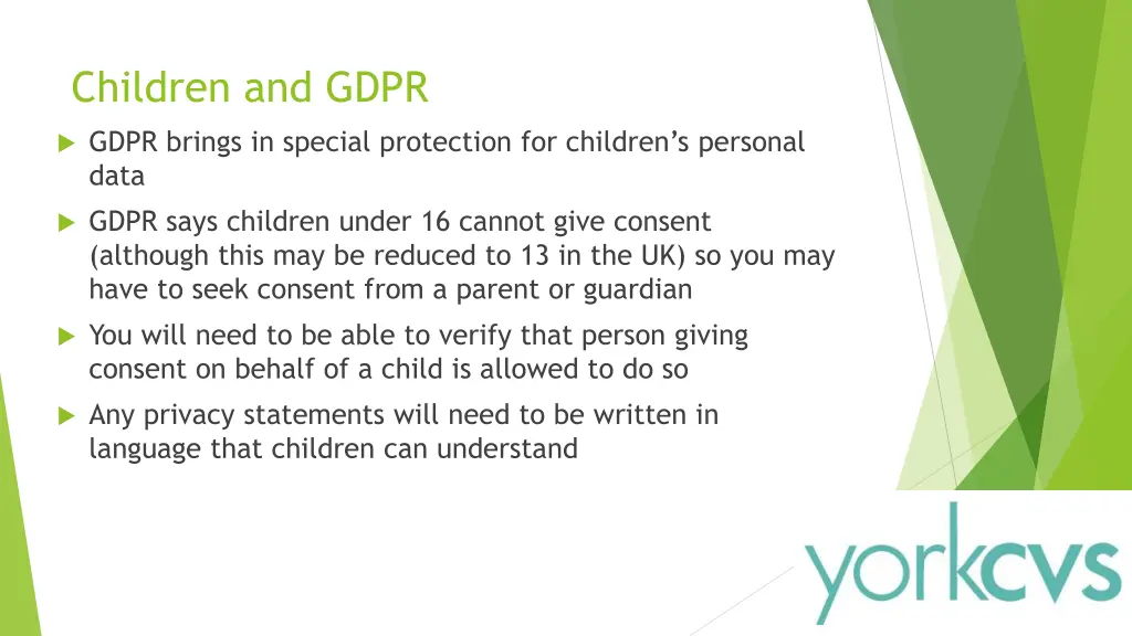 children and gdpr