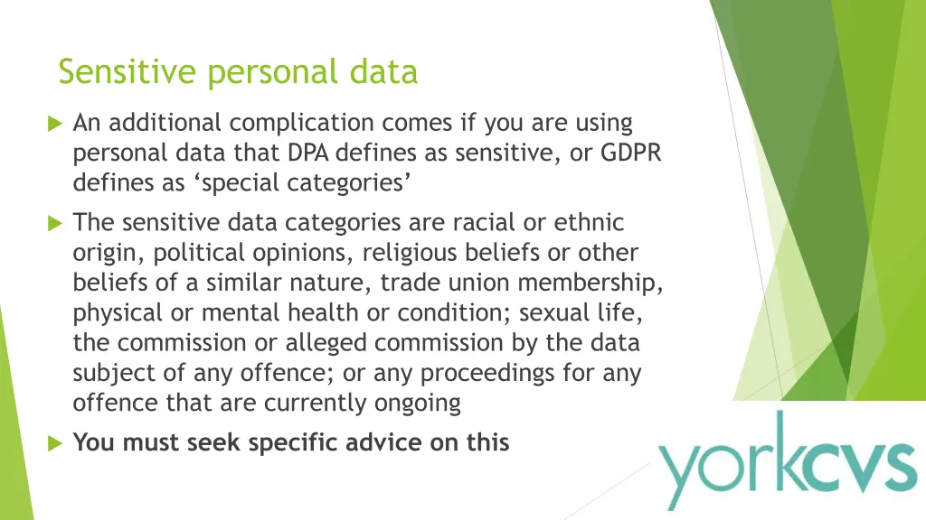 sensitive personal data