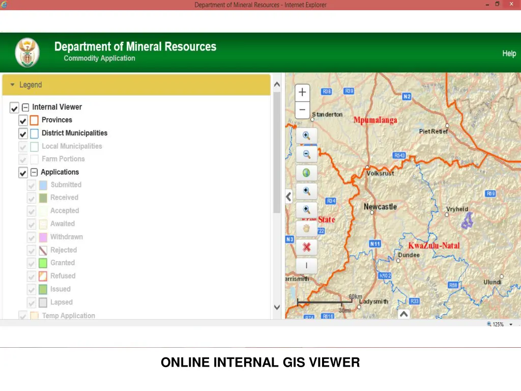 online internal gis viewer