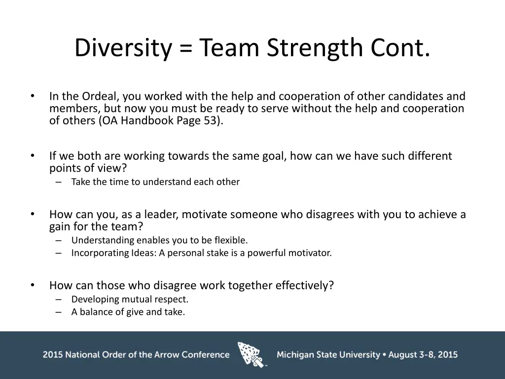 diversity team strength cont