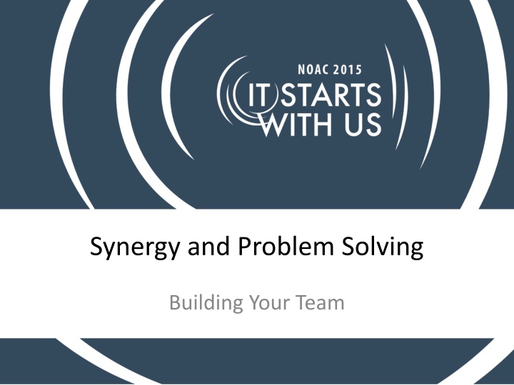 synergy and problem solving